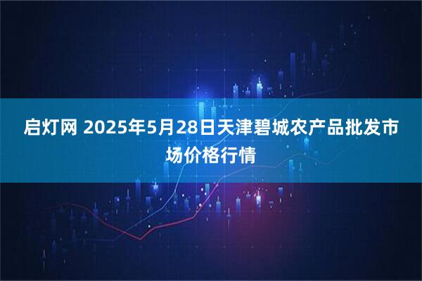 启灯网 2025年5月28日天津碧城农产品批发市场价格行情